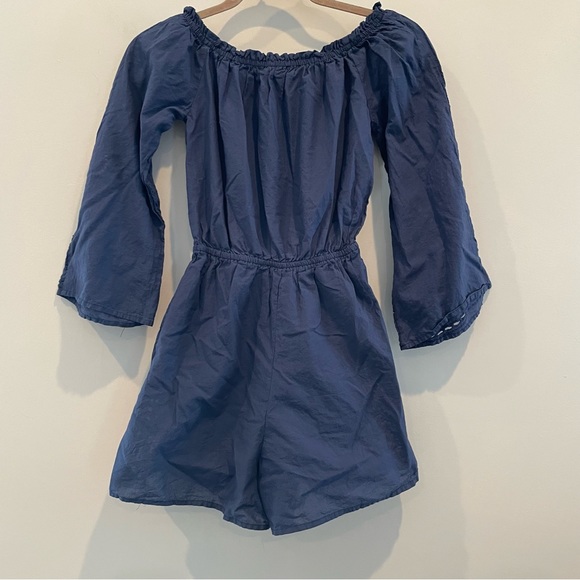 REBELLION Lace Boho Romper Lace Bell Sleeves Medium NWOT - Picture 4 of 9